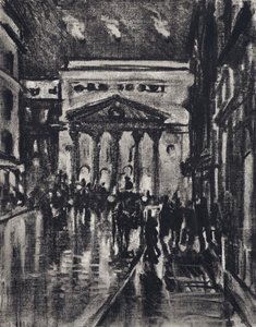 Haymarket Theatre (litho) 作者 约瑟夫·佩内尔（之后）