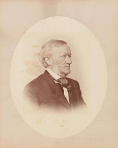 作曲家理查德·瓦格纳的肖像1813-1883，c。 1870年。