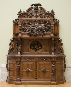 餐具柜，约1855年 作者 约瑟夫·亚历克西斯·拜利