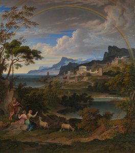 1824年，《彩虹英雄景观》。