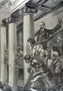 无政府主义者奥古斯特-瓦扬投掷炸弹