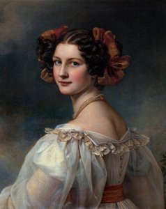 Joseph Karl Stieler (1781-1858) 19 世纪慕尼黑的奥古斯丁肖像画。 宁芬堡城堡 作者 约瑟夫·卡尔·斯蒂勒