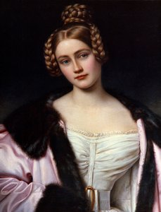 Portrait of Caroline Grafin. Painting by Joseph Karl Stieler (1781-1858) Ec. All 作者 约瑟夫·卡尔·斯蒂勒