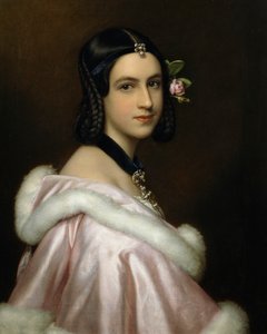 简-厄斯金夫人的画像 作者 约瑟夫·卡尔·斯蒂勒