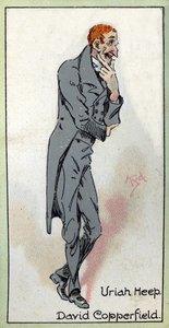 Uriah Heep。来自查尔斯狄更斯的“大卫科波菲尔”，1923年