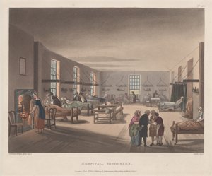 Hospital, Middlesex, April 1, 1809., April 1, 1809. 作者 约瑟夫·康斯坦丁·斯塔德勒