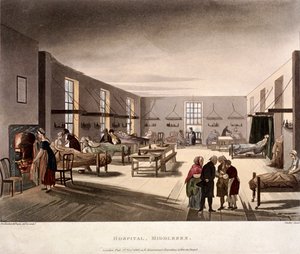 伦敦Marylebone的Mortimer街，1808年