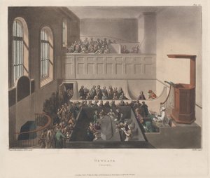 新门教堂，1809年，1809年。 作者 约瑟夫·康斯坦丁·斯塔德勒