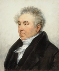 夏尔-纪尧姆-艾蒂安的肖像，1778-1845，约1840年。 作者 约瑟夫·欲望法院