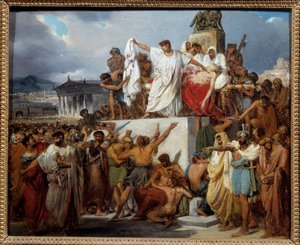 儒勒-凯撒之死 儒勒-凯撒（Giulio Cesare或Julius Caesar）的死亡