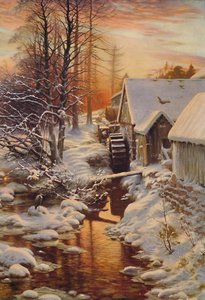 雪的寂静，1907年。