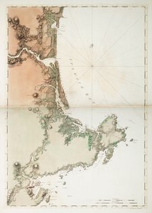 北美大西洋沿岸伊普斯维奇湾和安恩角海图