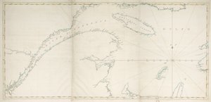 圣劳伦斯湾和圣劳伦斯河地图，约 1778 年（印刷品）