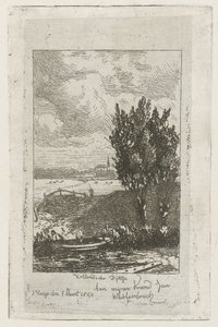 有沟渠的草地景观
Hollandsche Dijktje（物上标题）