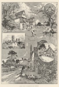 一个模范村庄，Patricksbourne，在坎特伯雷附近
