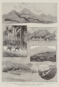 西印度群岛的可悲飓风，背风群岛的场景 作者 约瑟夫·霍兰·特林厄姆