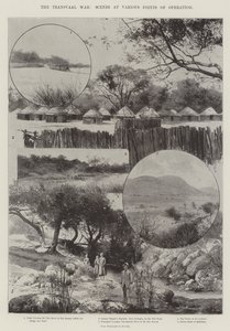 德兰士瓦战争，各个行动点的场景