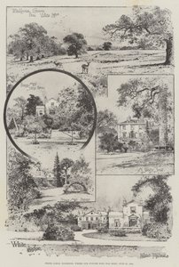 1894 年 6 月 23 日，里士满的怀特小屋，我们未来的国王出生的地方（雕刻）