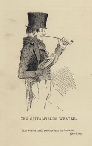 Kenny Meadows: The Spitalfields Weaver (雕刻) 作者 约瑟夫·肯尼（后）梅多斯