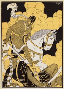 Le Combat de Guillaume Contre le Geant Corsolt（彩色石印版） 作者 约瑟夫·库恩·雷尼尔