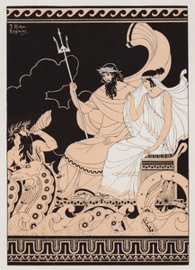 波塞冬和安菲特里忒（彩色石版画）