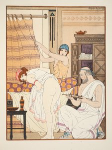 灌肠，1934年“希波克拉底的作品”中的插图 作者 约瑟夫·库恩·雷尼尔