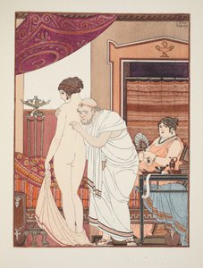 胸部的声音，来自“希波克拉底的作品”的插图，1934年 作者 约瑟夫·库恩·雷尼尔