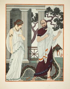 1934年，我转身看到一位美丽的女人，插图来自“希波克拉底的作品” 作者 约瑟夫·库恩·雷尼尔