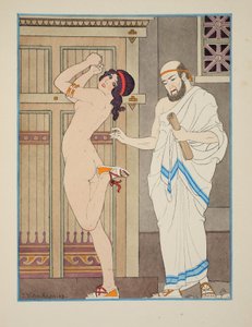 年轻的嬉戏，1934年“希波克拉底的作品”中的插图 作者 约瑟夫·库恩·雷尼尔