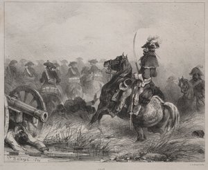 骑兵场景 作者 约瑟夫·路易斯·希波吕特·贝兰奇