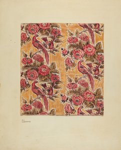 黄釉瓷器，约1939年。