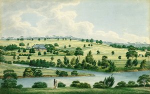 约翰-麦克阿瑟（John Macarthur Esq）在帕拉马塔（Parramatta N.S.W.）附近的住宅。 作者 约瑟夫·莱切特