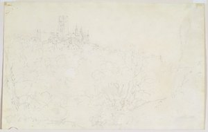 达勒姆（Durham），约1801年（纸上铅笔） 作者 约瑟夫·马洛德·威廉·特纳