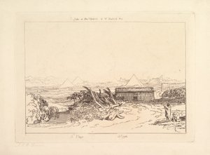 埃及第五次瘟疫Liber Studiorum，第三部分，1808年第16页。 作者 约瑟夫·马洛德·威廉·特纳