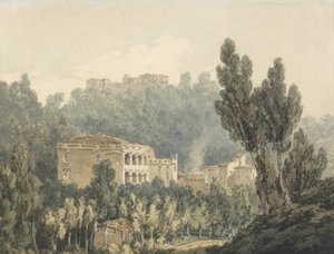 1794年，在维特里（Vietri）附近的瓦利（瓦特-瓦特，纸上石墨） 作者 约瑟夫·马洛德·威廉·特纳