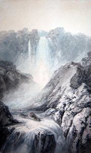 风景（纸上水彩和人体彩绘） 作者 约瑟夫·马洛德·威廉·特纳