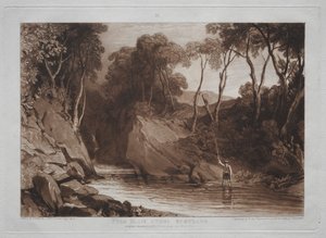 Liber Studiorum：  苏格兰布莱恩阿瑟尔附近 作者 约瑟夫·马洛德·威廉·特纳