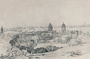 格林威治公园的伦敦，约建于1809年，1923年 作者 约瑟夫·马洛德·威廉·特纳