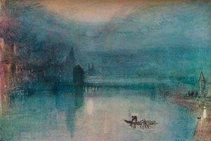 卢塞恩-晚上，c1842，1946年。 作者 约瑟夫·马洛德·威廉·特纳