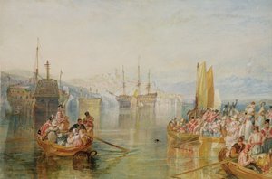索尔塔什，康沃尔郡，1825年 作者 约瑟夫·马洛德·威廉·特纳