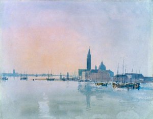 来自Dogana的San Giorgio Maggiore，1819年。 作者 约瑟夫·马洛德·威廉·特纳