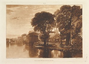 艾尔沃思·利伯工作室（Isleworth Liber Studiorum）壁Al，第XIII部分，板63，1819年1月1日。 作者 约瑟夫·马洛德·威廉·特纳