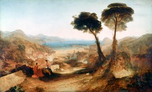 拜阿伊湾，以及阿波罗和西比尔，约建于1823年。 作者 约瑟夫·马洛德·威廉·特纳