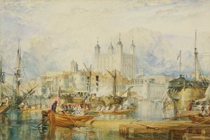 伦敦塔，约1825年 作者 约瑟夫·马洛德·威廉·特纳