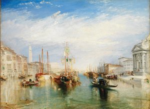 威尼斯，摄于1835年，圣母玛利亚圣母礼炮塔的门廊（布面油画） 作者 约瑟夫·马洛德·威廉·特纳