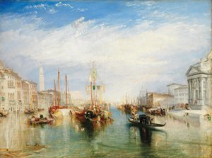 威尼斯，来自麦当娜德拉礼炮廊，ca。 1835。 作者 约瑟夫·马洛德·威廉·特纳