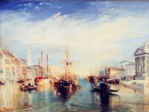 威尼斯，摄于麦当娜德拉敬礼的门廊，建于1835年 作者 约瑟夫·马洛德·威廉·特纳