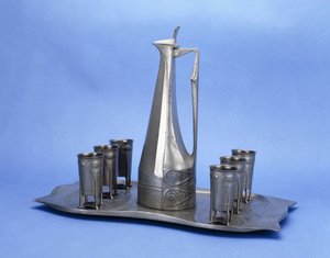 Edelzinn八件套锡制酒具 作者 约瑟夫·玛丽亚·奥尔布里希