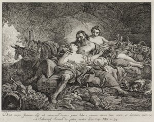 罗得和他的女儿，1748年