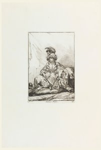 Sultane Noire（《黑色苏丹娜》），《Caravanne du Sultan à la Mecque》（《苏丹前往麦加的商队》）系列中的第 28 号版画 作者 约瑟夫·玛丽·维恩